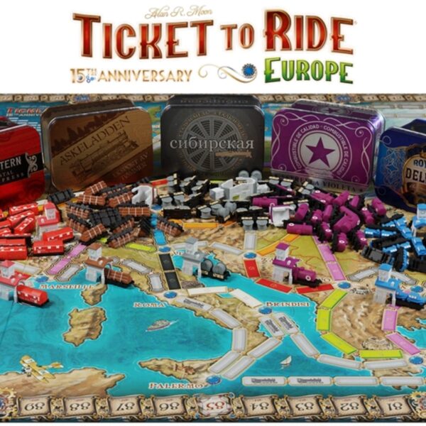 Ticket To Ride Europa - 15Y  Edition - FR (Taalonafhankelijk) - Afbeelding 3