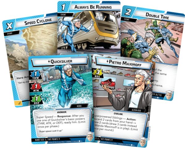 Marvel Champions: Quicksilver Hero Pack - Afbeelding 2