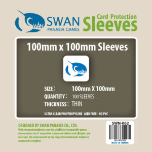  Sleeves 100x100 - Swan Panasia - Thin -
  x100/pak