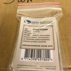  Sleeves 41x63 - Swan Panasia - Thin -
  x160/pak