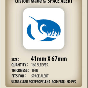  Sleeves 41x67 - Swan Panasia - Thin -
  x160/pak
