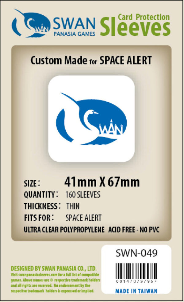  Sleeves 41x67 - Swan Panasia - Thin -
  x160/pak