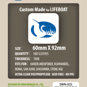  Sleeves 60x92 - Swan Panasia - Thin -
  x160/pak