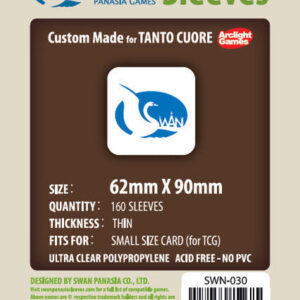  Sleeves 62x90 - Swan Panasia - Thin -
  x160/pak