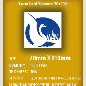  Sleeves 70x110 - Swan Panasia - Thin -
  x150/pak