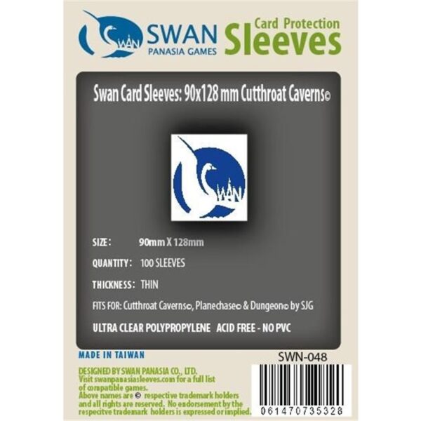  Sleeves 90x128 - Swan Panasia - Thin -
  x100/pak